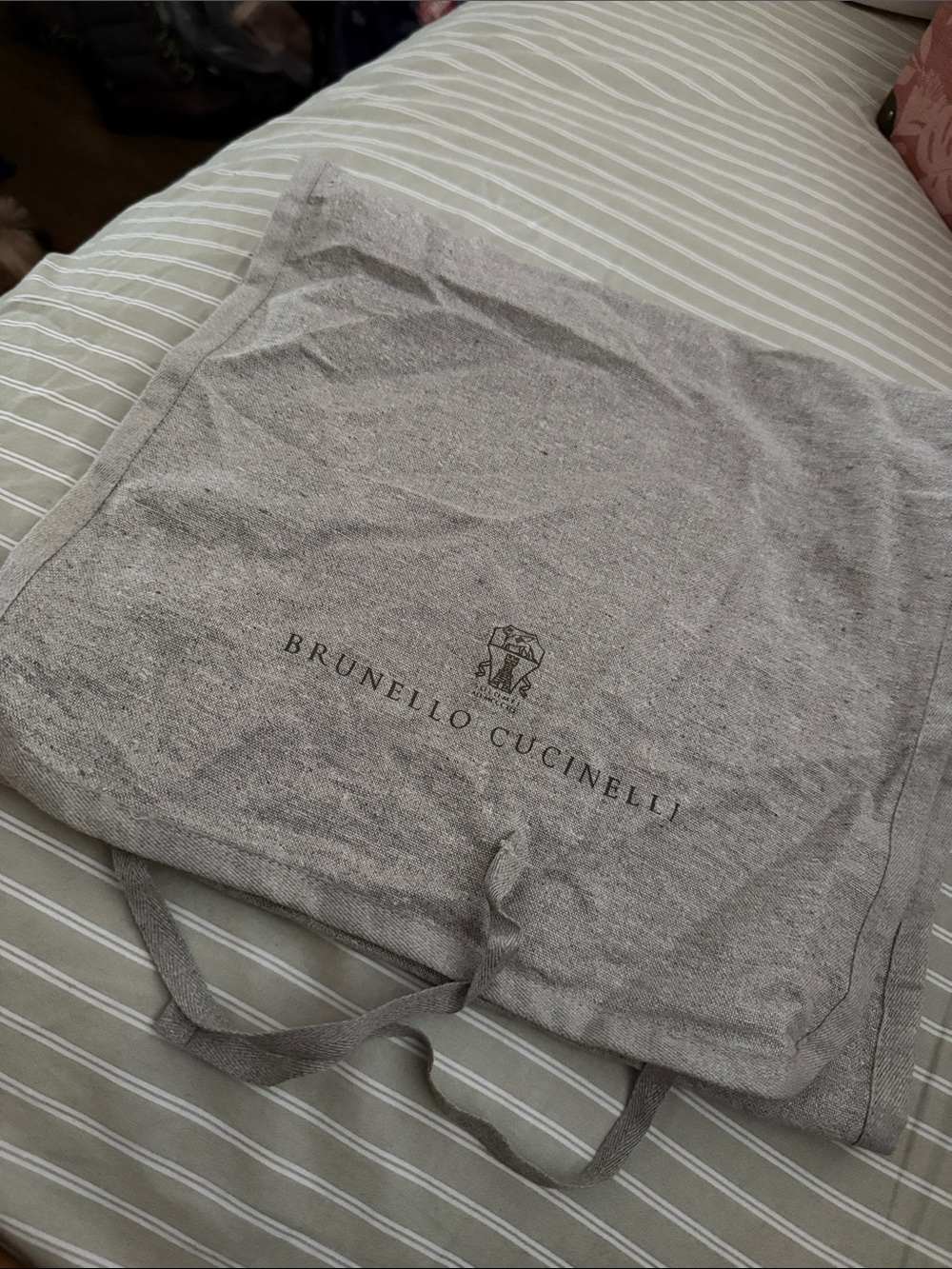 Authentic Brunello Cucinelli dust bag